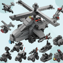 Mijn Hummeltje BlockCraft – Educatief & Leuk – ConstructieSet Helikopter | Educatief Speelgoed