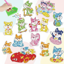 Mijn Hummeltje GemArt – Schattig & Glanzend – Diamant Painting Stickers Honden | Educatief Speelgoed