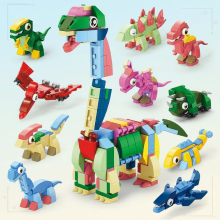 Mijn Hummeltje BlockCraft – Educatief & Leuk – ConstructieSet Dinosaurussen | Educatief Speelgoed