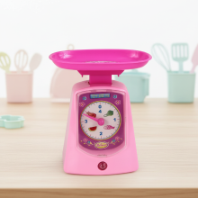 Mijn Hummeltje Pretend Play Kitchen Set – Creatief & Rollenspel – Keuken Speelgoed Elektronische weegschaal / Roze | Educatief Speelgoed
