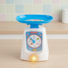 Mijn Hummeltje Pretend Play Kitchen Set – Creatief & Rollenspel – Keuken Speelgoed Elektronische weegschaal / Blauw | Educatief Speelgoed