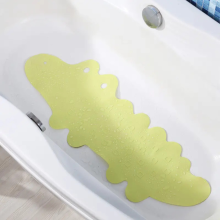 Mijn Hummeltje AquaJoy – Antislip & Veilig – Kinderbadmat Krokodil Lichtgroen | Educatief Speelgoed