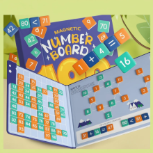 Mijn Hummeltje BusyBrain – Engelse woordjes leren & rekenen – Alfabet & Cijfers Puzzelboek Getallen | Educatief Speelgoed