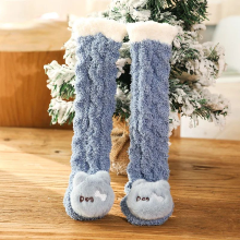 Mijn Hummeltje Mini Fashion™   Extra Warm   Lange Baby Sokjes Blauwe Hond / S (0–12 maanden) | Educatief Speelgoed