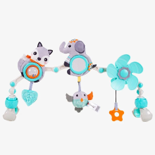 Mijn Hummeltje Tiny Tunes – Muzikaal & Mobiel – Kinderwagen Wagenspanner Olifant | Educatief Speelgoed