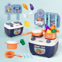 Mijn Hummeltje MiniChef – Leuk & Inspirerend – Keukenset Blauw | Educatief Speelgoed