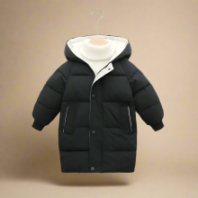 Mijn Hummeltje CuddleCoat – Knus & Beschermend – Katoenen Winterjas Zwart / 150 (8 jaar / 70 cm / 96 cm) | Educatief Speelgoed