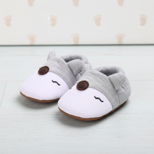 Mijn Hummeltje Cute Baby Crib Shoes – Schattig & Comfort – Baby Slofjes Wit Grijs / 2 (0–6 maanden) | Educatief Speelgoed