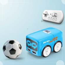 Mijn Hummeltje RoboBus – Intelligent & Interactief – Mini Afstandsbediening Auto Blauwe Bus | Educatief Speelgoed