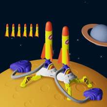 Mijn Hummeltje Air Rocket   Spring & Lanceer   Raket Speelgoed Dubbel / Nee | Educatief Speelgoed