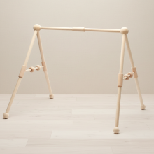Mijn Hummeltje Wooden Baby Rattle Toy – Sensorisch & Veilig – Baby Gym Klassiek | Educatief Speelgoed