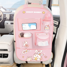 Mijn Hummeltje Backseat Baby Storage Bag – Handig & Ruim – Auto Opbergtas Konijn | Educatief Speelgoed