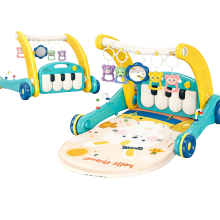 Mijn Hummeltje Step & Play – Interactief & Veilig – 3 in 1 Walker & Baby Gym Schattig konijntje   Groen | Educatief Speelgoed