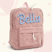 Mijn Hummeltje Kids Backpack – Gepersonaliseerde Rugzak voor Kinderen Roze Blauw | Educatief Speelgoed
