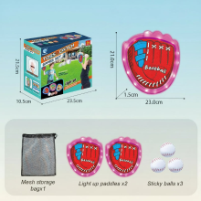 Mijn Hummeltje FlexiCatch – Zacht & Speels – Sticky Sportballen Softbal / Roze / 3 | Educatief Speelgoed