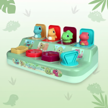 Mijn Hummeltje Pop Up Activity Toy – Ontdekken & Leren – Sensorisch Baby Speelgoed Dinosaurus | Educatief Speelgoed
