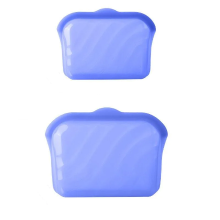 Mijn Hummeltje MealSaver – Praktisch & Herbruikbaar – Siliconen Bewaarzak voor Voedsel Blauw / Klein + Groot | Educatief Speelgoed