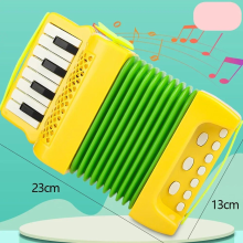 Mijn Hummeltje Mini Accordeon – Ritme & Plezier – Kinder Accordeon Geel | Educatief Speelgoed