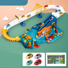 Mijn Hummeltje RaceTrack – Avontuurlijk & Leuk – Auto Speelbaan Elektrische autoracebaan | Educatief Speelgoed