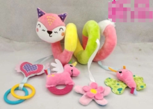 Mijn Hummeltje Baby Mobile Snake™   Voor aan de kinderwagen of autostoeltje   Grijpspeelgoed Roze Poes | Educatief Speelgoed