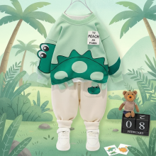 Mijn Hummeltje Mini Fashion™   Warm & Zacht – Tweedelige Kinder Kleding Set Dinosaurus / 110 (3 4 jaar) | Educatief Speelgoed