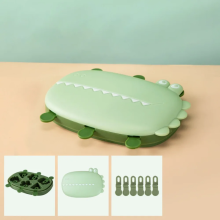 Mijn Hummeltje LollyFun – Creatief & Praktisch – Siliconen IJsjesvorm met Bewaardoos Groen / Zonder Opbergdoos / 6 Vormen | Educatief Speelgoed
