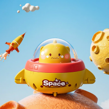 Mijn Hummeltje Push and Go UFO Toy – Motoriek & Speels – UFO Speelgoed Kip | Educatief Speelgoed