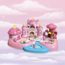 Mijn Hummeltje Magnetic Princess Castle – Creatief & Magisch – Magnetisch Poppenhuis Speelset Koninklijk Paleis   Roze | Educatief Speelgoed