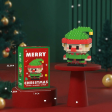 Mijn Hummeltje HolidayBlocks – Vrolijk & Decoratief – Kerst Mini Bouwstenen Geest | Educatief Speelgoed