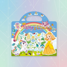 Mijn Hummeltje StickerFun – Kleurrijk & Leerzaam – Herbruikbare Stickerboek Prinses | Educatief Speelgoed
