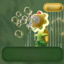 Mijn Hummeltje Bubble Flower Machine™   Magische Bloemenbubbelshow   Bellenblazer Geel | Educatief Speelgoed