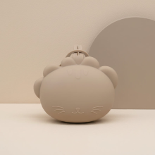 Mijn Hummeltje Personalized Pacifier Case – Gegraveerd & Praktisch – Gepersonaliseerde fopspeen houder Beige | Educatief Speelgoed