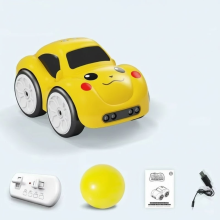 Mijn Hummeltje RoboBus – Intelligent & Interactief – Mini Afstandsbediening Auto Gele Sportauto | Educatief Speelgoed