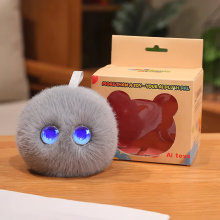 Mijn Hummeltje AiBuddy – Pratende AI knuffel met Spraakchat Grijs | Educatief Speelgoed