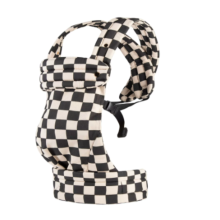 Mijn Hummeltje Snug Sling™ – Zacht & Dichtbij – Baby & Peuter draagzak Beige Zwart   Schaakpatroon | Educatief Speelgoed