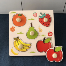 Mijn Hummeltje Clever Puzzle™   Slim Spelen   Houten Puzzel Fruit | Educatief Speelgoed
