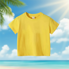 Mijn Hummeltje LumiWear – Fris & Tijdloos – Basic T shirt met Korte Mouwen Geel / 100 (3 4 jaar) | Educatief Speelgoed
