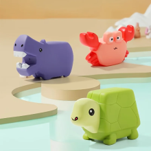 Mijn Hummeltje Bath Buddies™ – Dolle Dieren Douche – Bad Speelgoed Waterpistool 3 Stuks Dieren Set A | Educatief Speelgoed