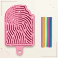 Mijn Hummeltje FidgetFrost – Speels & Zacht – Siliconen Busy Board Roze ijslolly's | Educatief Speelgoed