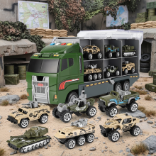 Mijn Hummeltje MegaMover – Realistisch & Leuk – Container Truck Militair voertuig | Educatief Speelgoed