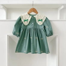Mijn Hummeltje Mini Fashion™   Sprookjes & Stijl   Baby Jurkje Haze Groen / 120 (5 6 Jaar) | Educatief Speelgoed