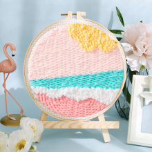 Mijn Hummeltje SoftLoop – Zacht & Creatief – DIY Punch Needle Thuisdecor Set Oceaan | Educatief Speelgoed