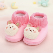 Mijn Hummeltje CuddleSteps – Warm en antislip – Dieren Baby Sloffen Roze / Beer / 12 (3–6 Maanden) | Educatief Speelgoed