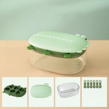 Mijn Hummeltje LollyFun – Creatief & Praktisch – Siliconen IJsjesvorm met Bewaardoos Groen / Met Opbergdoos / 6 Vormen | Educatief Speelgoed