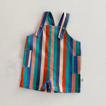Mijn Hummeltje TinyStyle – Speels & Comfortabel – Kinder Tuinbroek met Print Tuinbroek Kort (Kleur) / 100 (2–3 jaar) | Educatief Speelgoed