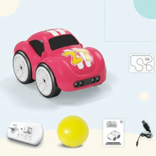 Mijn Hummeltje RoboBus – Intelligent & Interactief – Mini Afstandsbediening Auto Rode Sportauto | Educatief Speelgoed