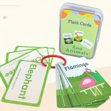 Mijn Hummeltje SmartyCards – Vrolijk & Taalrijk – Educatieve Woordenkaarten (Engels) Dieren in de dierentuin | Educatief Speelgoed