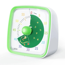 Mijn Hummeltje Visual Timer – Kleurig & Kalm – Kinder Timer Groene Dinosaurus | Educatief Speelgoed