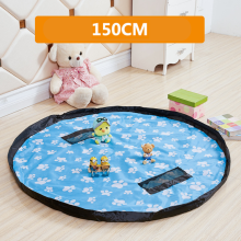 Mijn Hummeltje Toy Storage Bag™   Eenvoudig georganiseerd   Speelkleed & opbergzak in 1 Blauw | Educatief Speelgoed