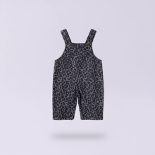 Mijn Hummeltje LeopardChic – Trendy & Comfortabel – Meisjes Tuinbroek met Luipaardprint Grijs / 110 (3–4 jaar) | Educatief Speelgoed